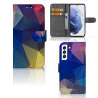 Samsung Galaxy S22 | Book Case | Polygon Dark