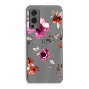 Geschilderde bloemen: OnePlus Nord 2 5G Transparant Hoesje