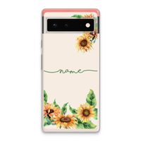 Zonnebloemen: Google Pixel 6 Transparant Hoesje