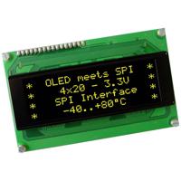 DISPLAY VISIONS OLED-display Geel-groen 5.55 mm 3.3 V Aantal cijfers: 4 EAW204-XLG - thumbnail