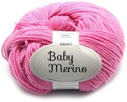 Drops Baby Merino Uni Colour 007 Roze