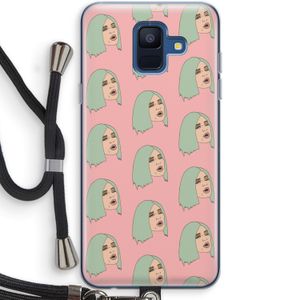 King Kylie: Samsung Galaxy A6 (2018) Transparant Hoesje met koord