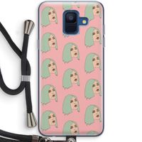 King Kylie: Samsung Galaxy A6 (2018) Transparant Hoesje met koord