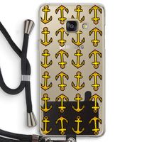 Musketon Anchor: Samsung Galaxy A3 (2016) Transparant Hoesje met koord Musketon Anchor: Samsung Galaxy A3 (2016) Transparant Hoesje met koord