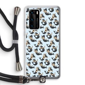 Zeemeermin: Huawei P40 Transparant Hoesje met koord