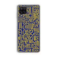 Majorelle Blue Print: Samsung Galaxy A12 Transparant Hoesje Majorelle Blue Print: Samsung Galaxy A12 Transparant Hoesje