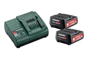 Metabo Basic-Set 12V 2 x 2.0 Ah 685300000 Accu en acculader voor gereedschap 12 V 2 Ah Li-ion