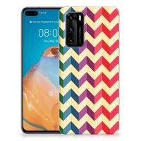 Huawei P40 TPU bumper Zigzag Multi Color