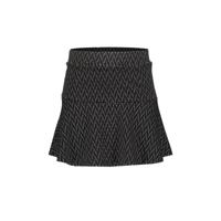 Geisha winter rok meisjes - zwart/wit - jacquard