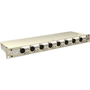 Radial LX8J rackmount line-level splitter - 8 kanalen + Jensen transfo