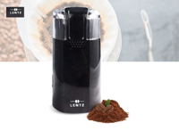 Lentz 74170 Automatische Koffiemolen - 150 Watt - zwart - thumbnail