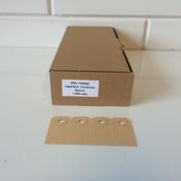 Manilla labels 25x50 mm nr. 0 1000 stuks