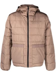 Calvin Klein Jeans veste matelassée à capuche - Marron