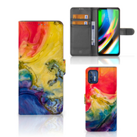 Hoesje Motorola Moto G9 Plus Watercolor Dark - thumbnail