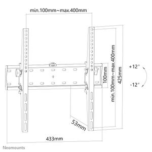 Neomounts FPMA-W350BLACK flatsceen wandsteun