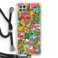 Vexx City: Samsung Galaxy A22 4G Transparant Hoesje met koord
