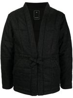 Maharishi veste à design matelassé - Noir