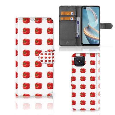 OPPO Reno4 Z | Book Cover | Paprika Red