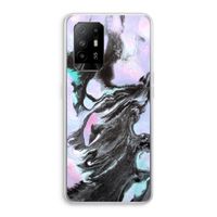 Pastel zwart: Oppo A95 5G Transparant Hoesje