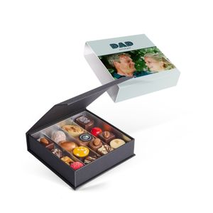 Luxe bonbon giftbox bedrukken - Vaderdag (16 stuks)