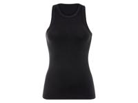 esmara Dames geribde tanktop (Zwart, M (40/42))