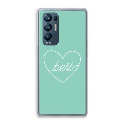Best heart pastel: Oppo Find X3 Neo Transparant Hoesje