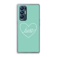 Best heart pastel: Oppo Find X3 Neo Transparant Hoesje