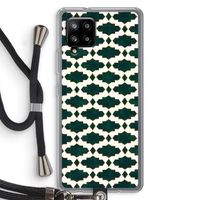 Moroccan tiles: Samsung Galaxy A42 5G Transparant Hoesje met koord