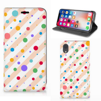 Apple iPhone Xr Hoesje met Magneet Dots - thumbnail