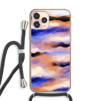 Donkere Wolken: iPhone 11 Pro Transparant Hoesje met koord