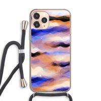 Donkere Wolken: iPhone 11 Pro Transparant Hoesje met koord