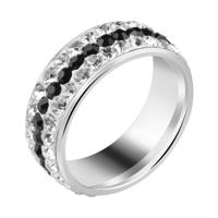 Ring met steentjes Chirurgisch Staal 316L Ringen