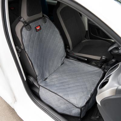 KONG Autostoelhoes Single Seat Cover, antraciet-rood
