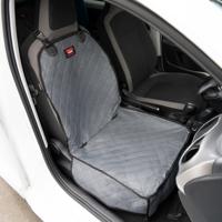 KONG Autostoelhoes Single Seat Cover, antraciet-rood