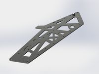 TVP Frame Aluminium (gun metal) (1pc) (AR320350) - thumbnail