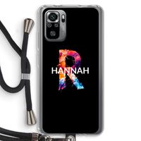 Abstract Spectrum: Xiaomi Redmi Note 10S Transparant Hoesje met koord
