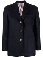 Thom Browne blazer à manches rayées - Bleu