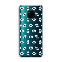 Eyes pattern: Huawei Mate 20 Pro Transparant Hoesje