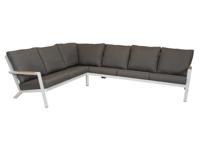 Qopps Okion lounge hoekset mat wit