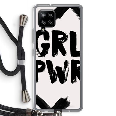Girl Power #2: Samsung Galaxy A42 5G Transparant Hoesje met koord