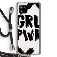 Girl Power #2: Samsung Galaxy A42 5G Transparant Hoesje met koord
