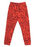 Marcelo Burlon County Of Milan Kids pantalon de jogging AOP à imprimé graphique - Orange - thumbnail