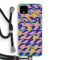 Skew Blush 1: Pixel 4 XL Transparant Hoesje met koord