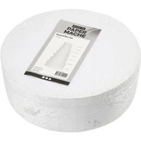 Ronde witte hobby opslag doos/dozen 14,5 cm