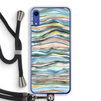 Watercolor Agate: Honor Play 8A Transparant Hoesje met koord Watercolor Agate: Honor Play 8A Transparant Hoesje met koord