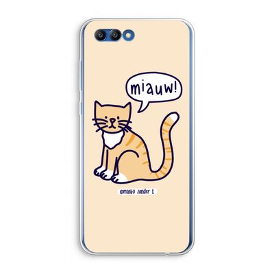Miauw: Honor 10 Transparant Hoesje