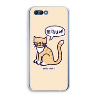 Miauw: Honor 10 Transparant Hoesje