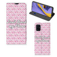 Samsung Galaxy A51 Design Case Flowers Pink DTMP - thumbnail