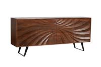 Massief houten dressoir HURRICANE 175cm bruin acacia 3D-ontwerp - 44389 - thumbnail
