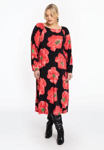 Yoek Jurk PETALS | Rood | Maat 46/48